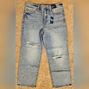 Express Women's Straight Ankle High rise Jeans sz 8s (2s)